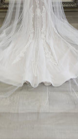 Light Pearl Bridal Veil